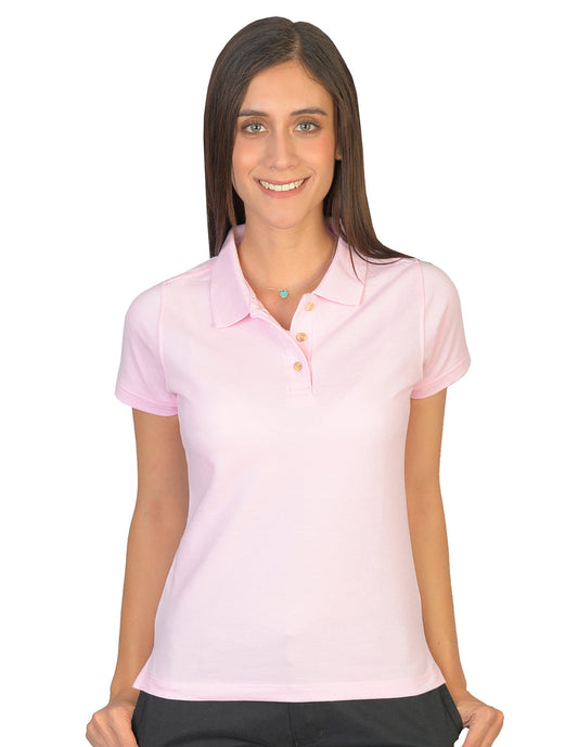 Playera Polo Rosa