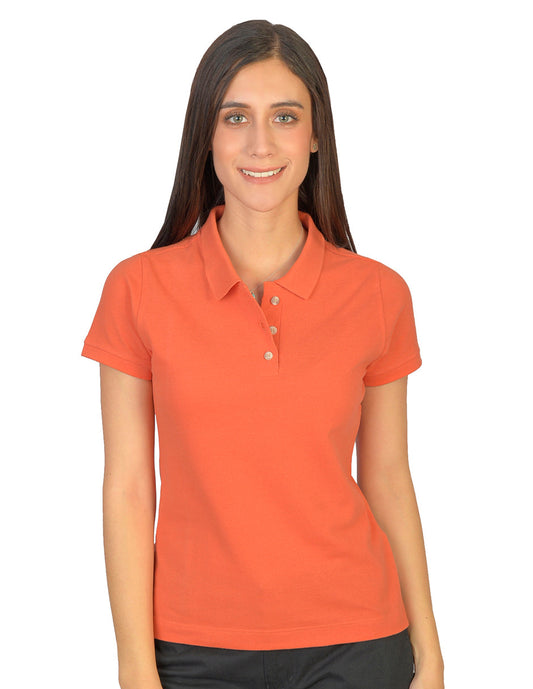 Playera Polo Terracota