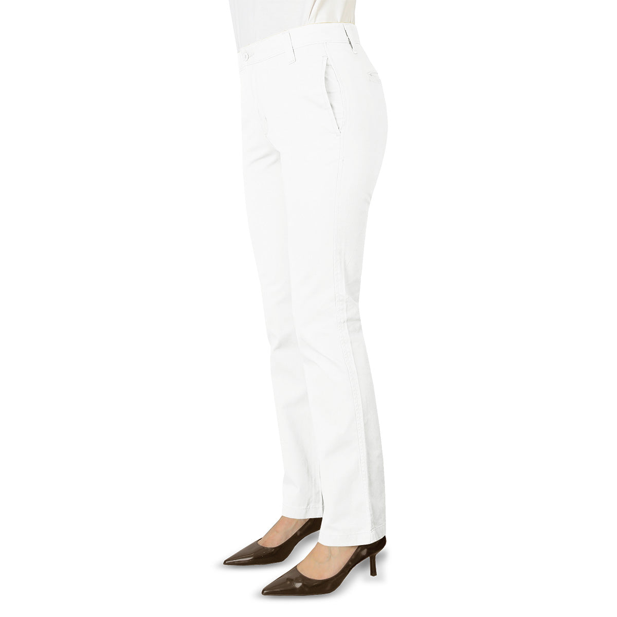 Pantalon Pant Dama S/p Gab. Harvard Blanco B0610