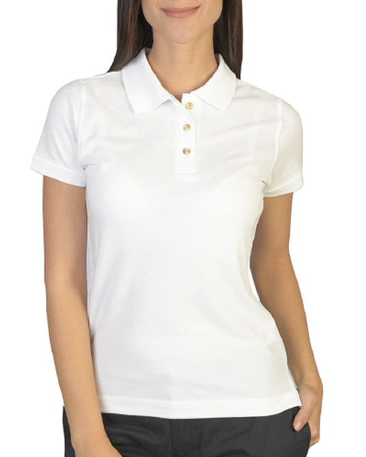 Playera Polo Basic Blanco B1660