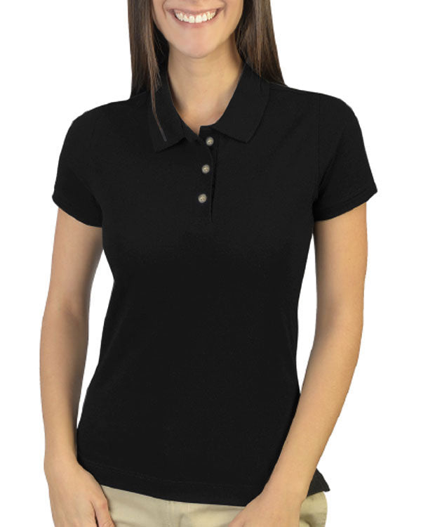 Playera Polo Basic Negro B1660