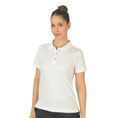 Playera Polo Basic Blanco B1660