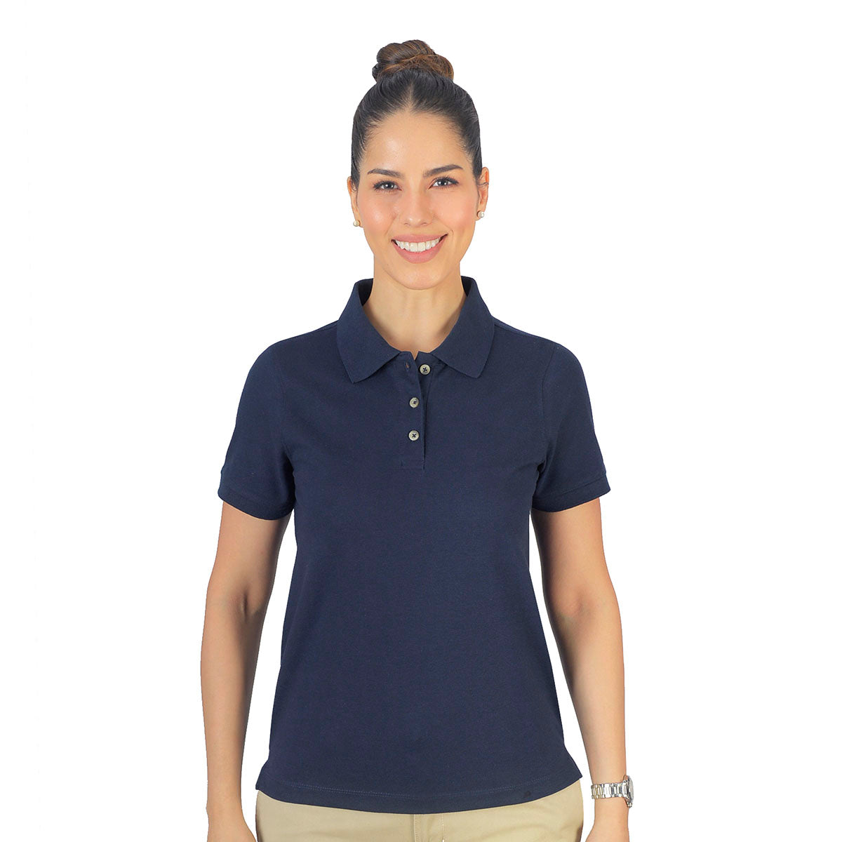 Playera Polo Basic Marino B1660