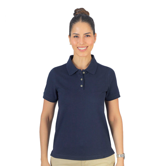 Playera Polo Basic Marino B1660