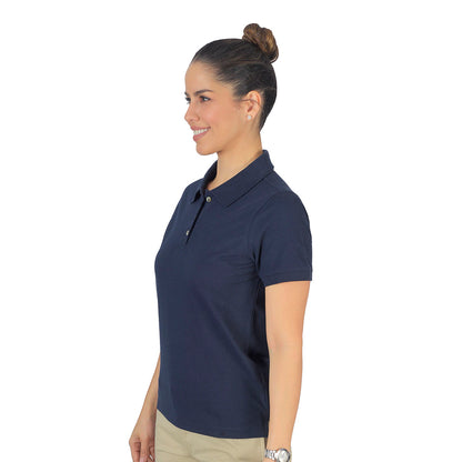 Playera Polo Basic Marino B1660