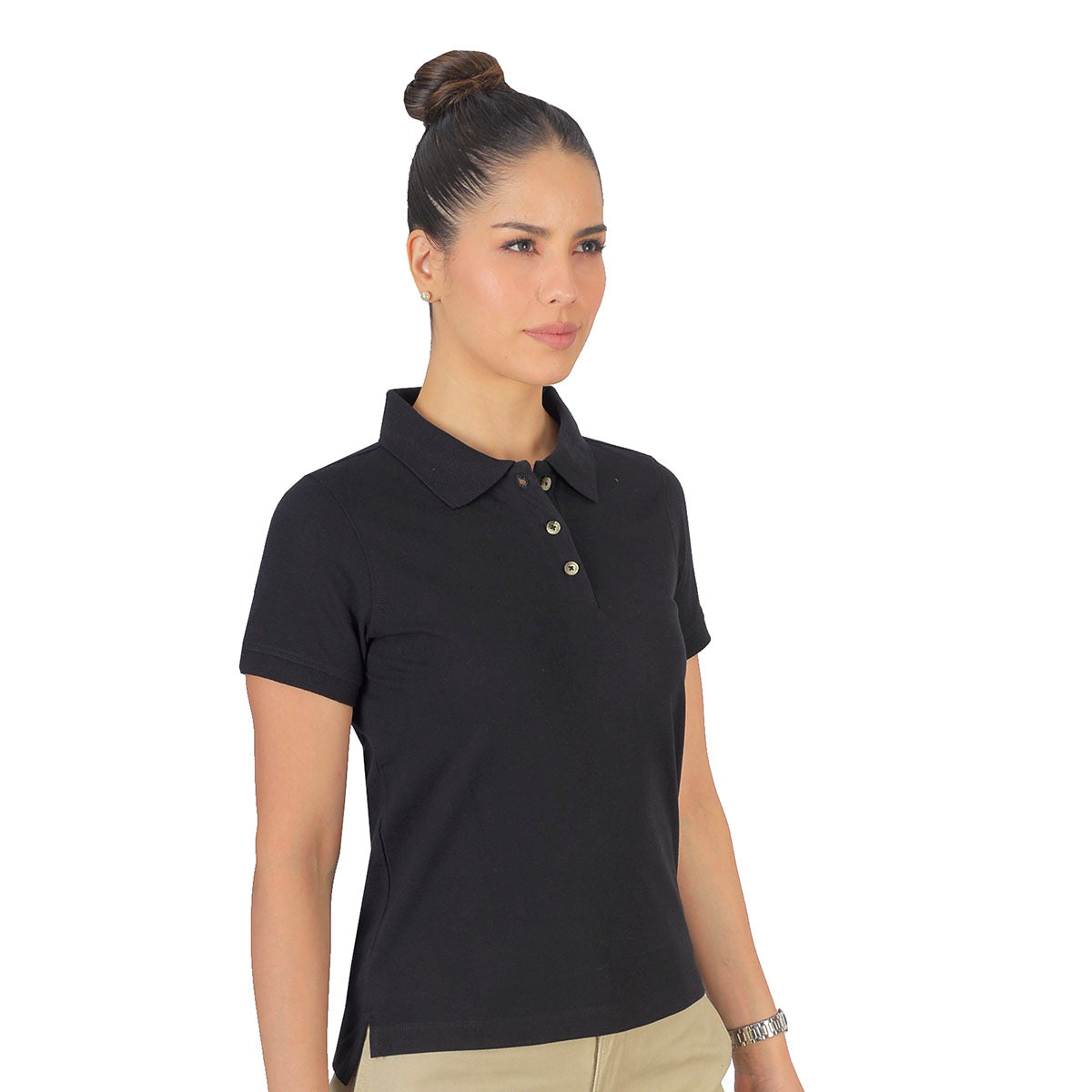 Playera Polo Basic Negro B1660