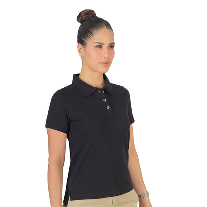 Playera Polo Basic Negro B1660