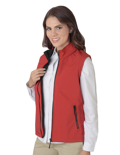 Chaleco Shell Rib Dama Rojo B1760