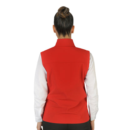 Chaleco Shell Rib Dama Rojo B1760