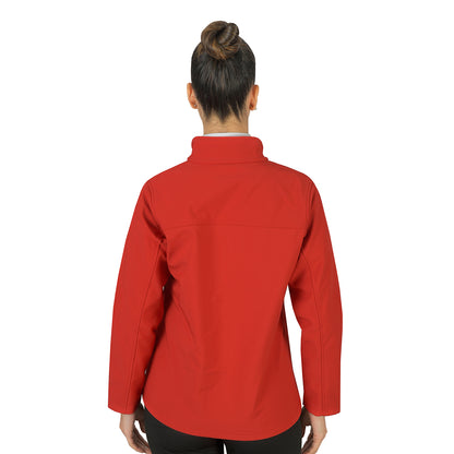 Chamarra Shell Rib Dama Rojo B1765