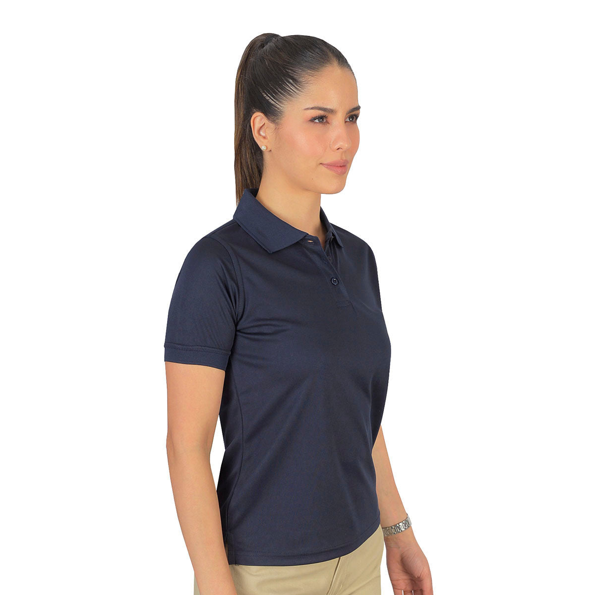 Polo Playera Polo Dry Fit Dama Marino B1770