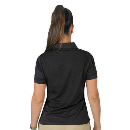 Polo Playera Polo Dry Fit Dama Negro B1770