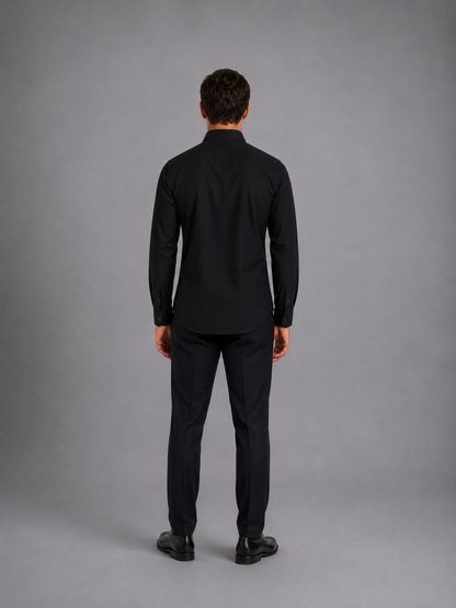 Camisa Shaken Negro C2340