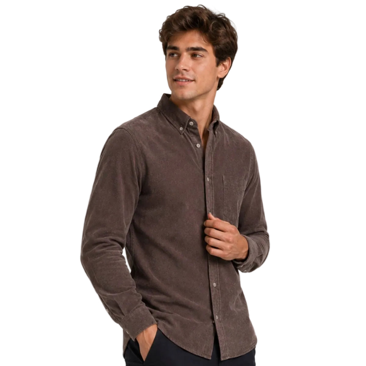 Camisa Panilla Chocolate C2431