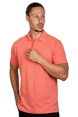 Playera Polo Coral A0400
