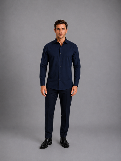 Camisa Shaken Marino C2341