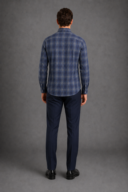 Camisa Scotland 3421 Negro C2363