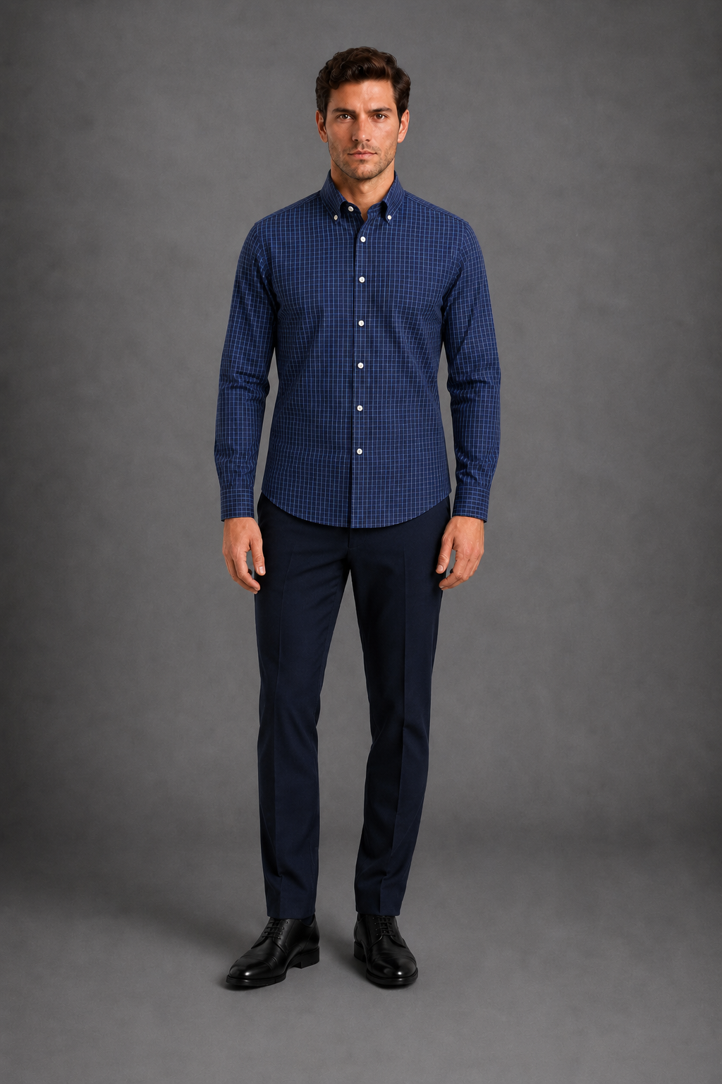 Camisa Scotland 3403 Marino C2364