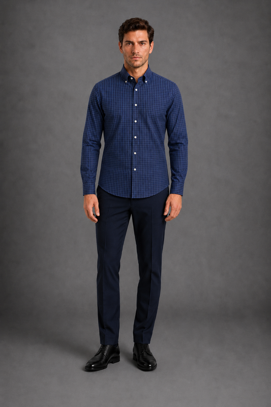 Camisa Scotland 3403 Marino C2364