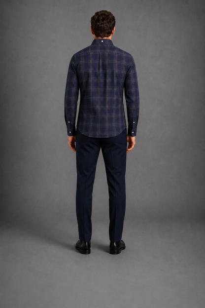 Camisa Scotland 3420 Marino C2366