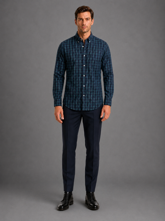 Camisa Scotland 3410 Marino C2368