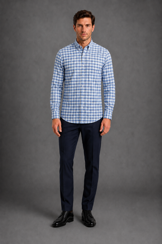 Camisa Oxigeno 213 Azul C2369