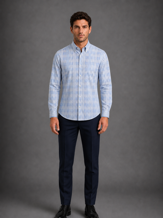 Camisa Oxigeno 212 Azul C2370