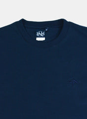 Playera Oversize Bordada Marino E0105