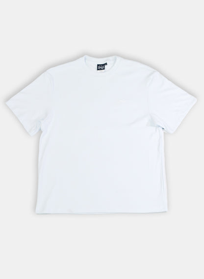 Playera Oversize Bordada Marfil E0105