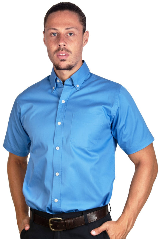 CAMISA MANGA CORTA LISA GABARDINA FRANCIA 