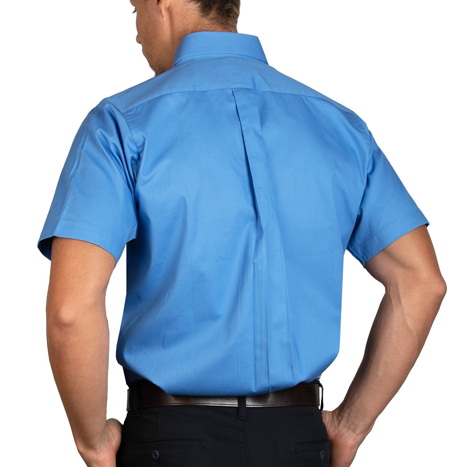 CAMISA MANGA CORTA LISA GABARDINA FRANCIA 