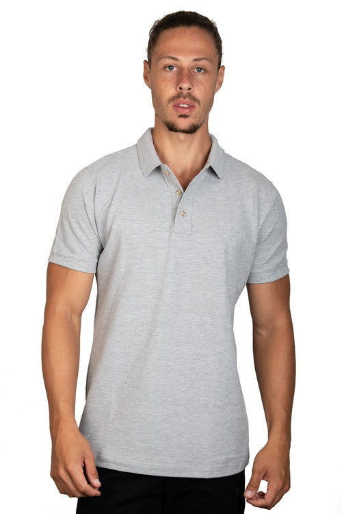 Playera Polo Jaspe Obscuro A0400