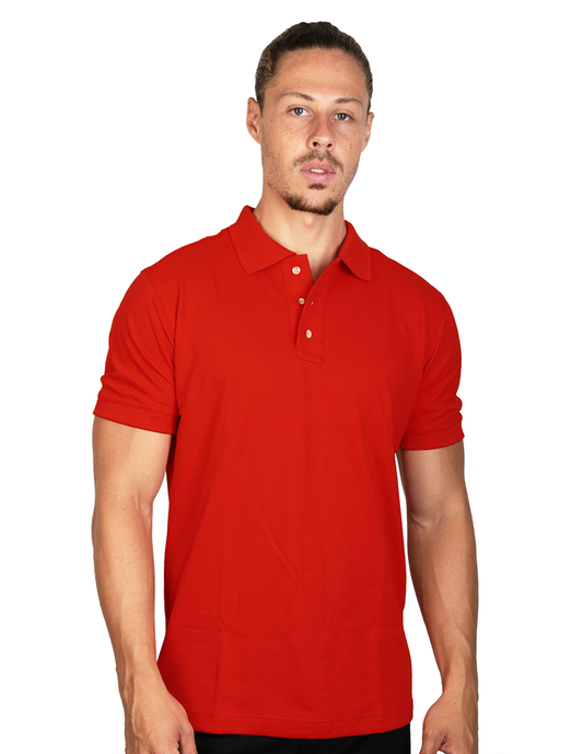 Playera Polo Basic Rojo A1660