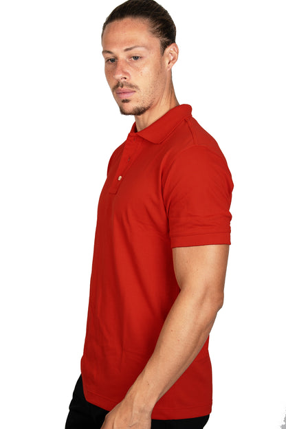 Playera Polo Rojo A0400