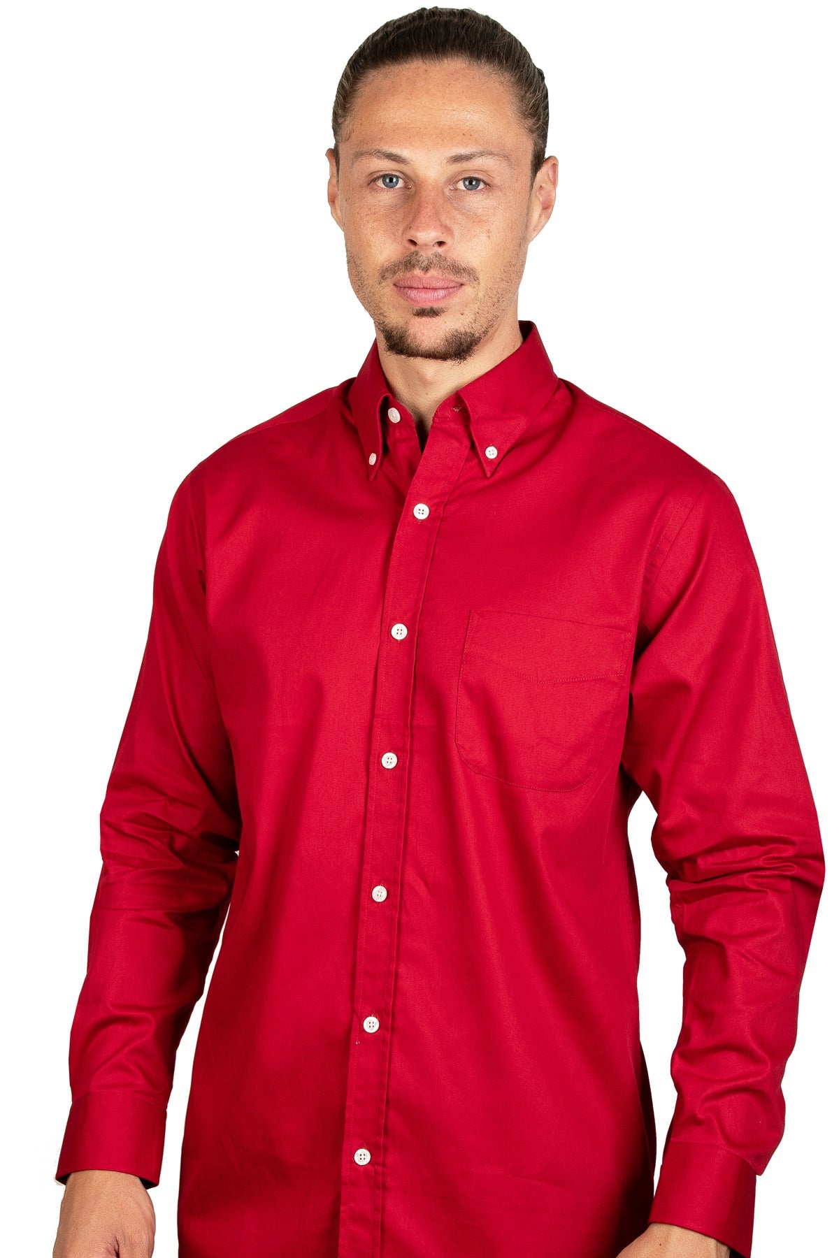 Camisa New York Rojo Quemado A0015