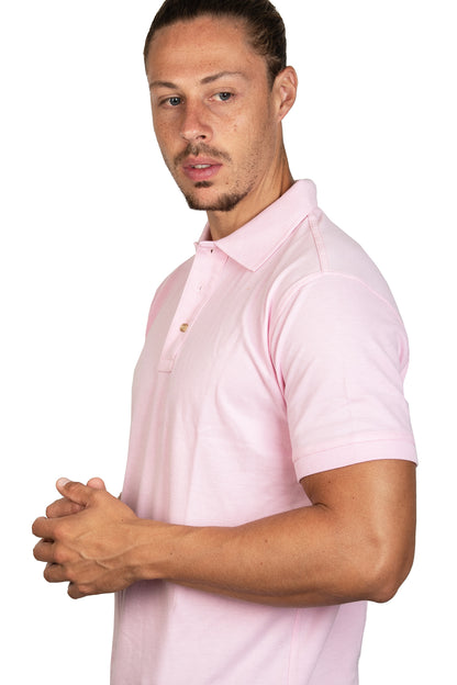 Playera Polo Rosa A0400