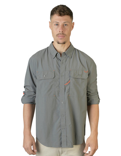 Camisa Ml Adventure Gris ZA028