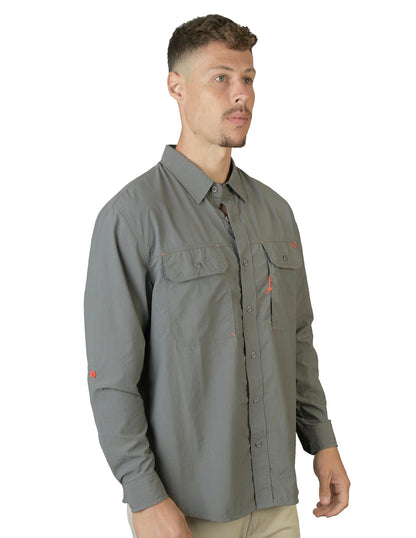 Camisa Ml Adventure Gris ZA028