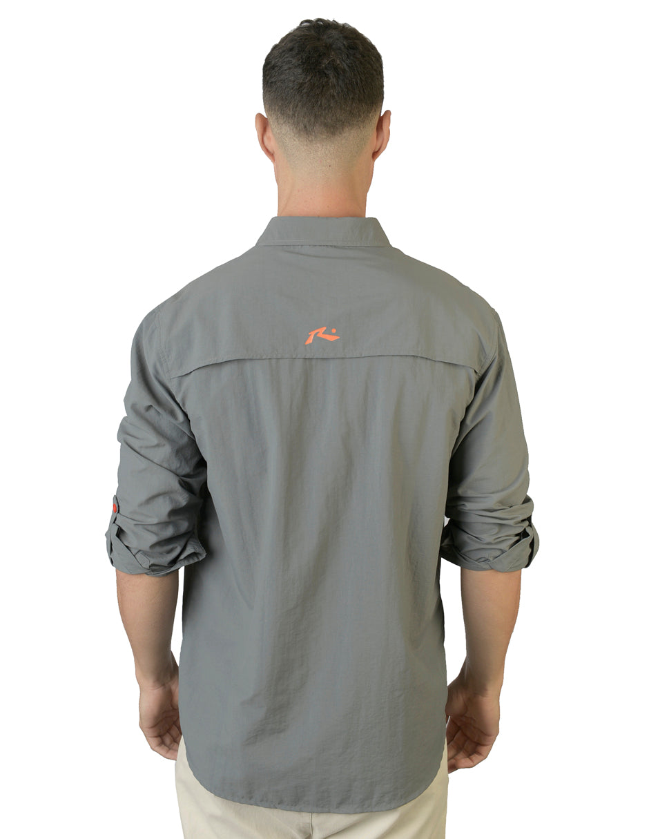 Camisa Ml Adventure Gris ZA028