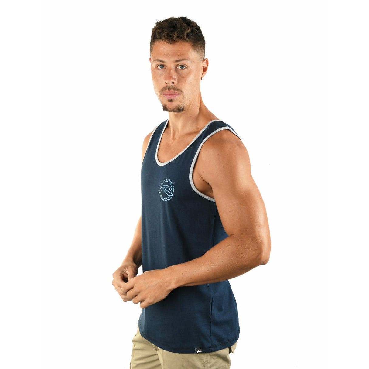 Tank Top Básica Azul