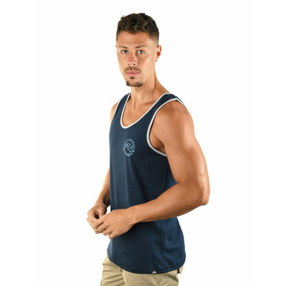 Tank Top Básica Azul