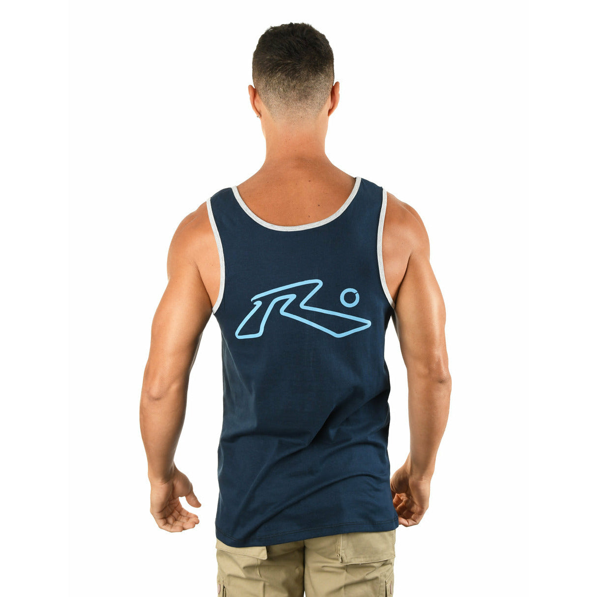 Tank Top Básica Azul