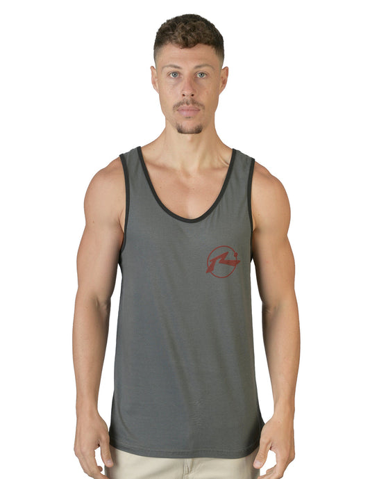 Playera Tank Top Gris / Jaspe ZB372