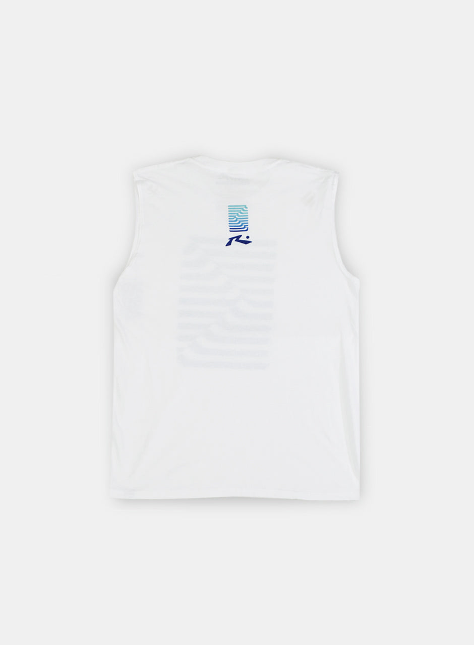 Playera Rusty Sin Mangas Blanco ZB450