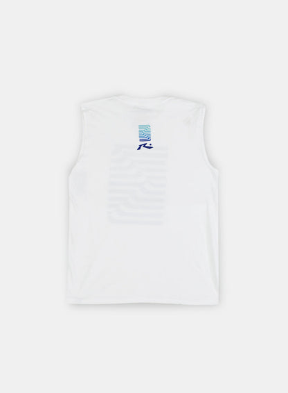 Playera Rusty Sin Mangas Blanco ZB450