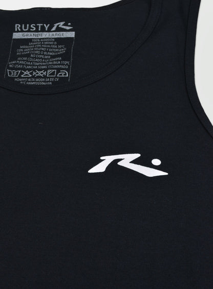 Playera Rusty Tank Top Negro ZB451