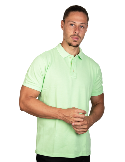 Playera Polo Verde Manzana A0400