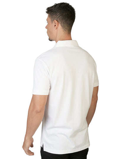 Playera Polo Basic Blanco A1660