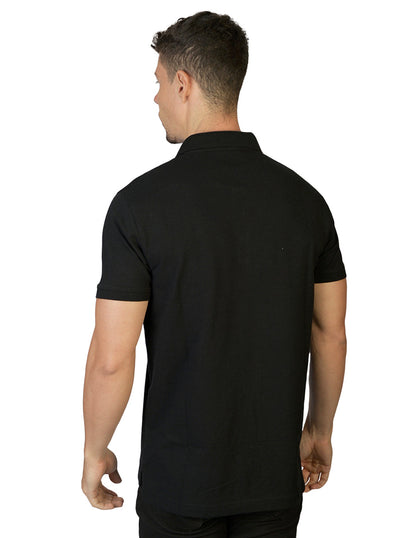 Playera Polo Basic Negro A1660