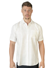 Camisa Cuadros Blanca C1712